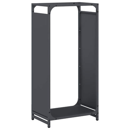 Rastrelliera per Legna da Ardere Antracite 44x28x90 cm - homemem39