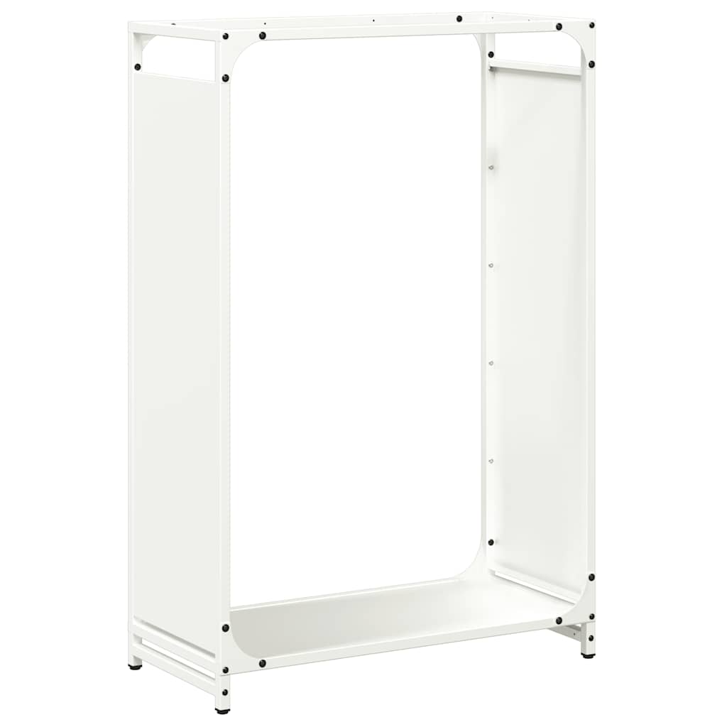 Rastrelliera per Legna da Ardere Bianca 60x28x90 cm - homemem39
