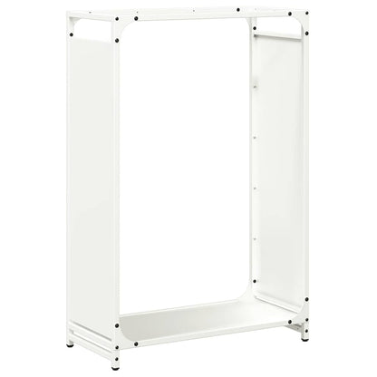 Rastrelliera per Legna da Ardere Bianca 60x28x90 cm - homemem39