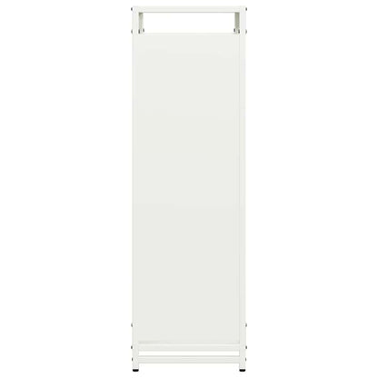 Rastrelliera per Legna da Ardere Bianca 90x28x90 cm - homemem39