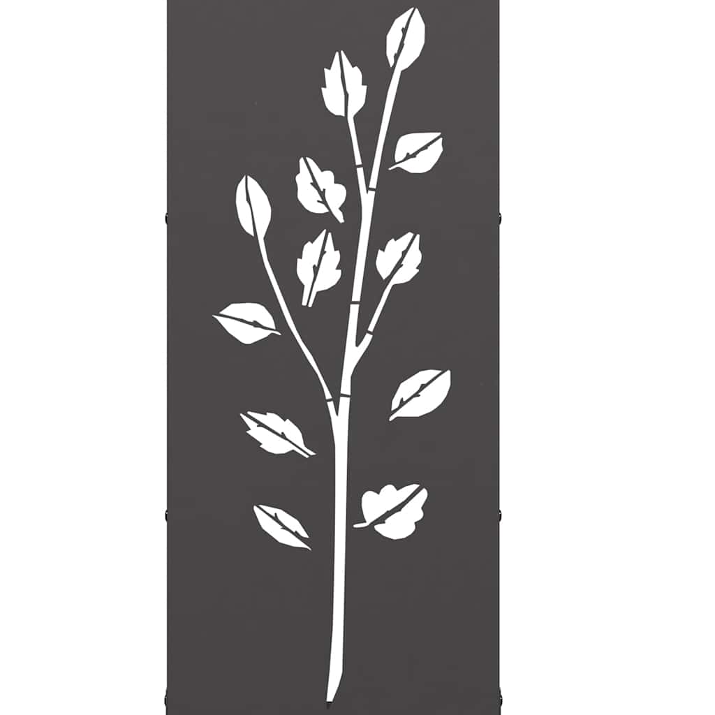 Rastrelliera per Legna da Ardere Nera 40x30x80 cm - homemem39