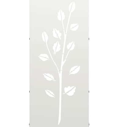 Rastrelliera per Legna da Ardere Bianca 40x30x80 cm - homemem39
