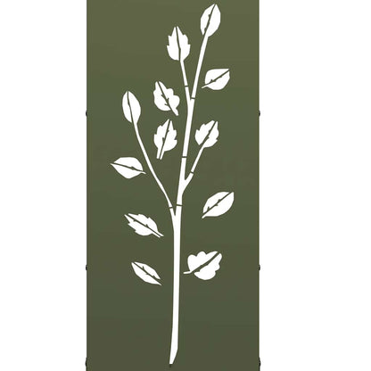Rastrelliera per Legna da Ardere Verde Oliva 40x30x80 cm - homemem39