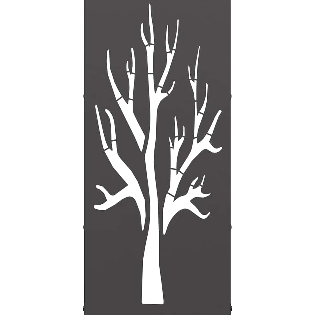 Rastrelliera per Legna da Ardere Nera 40x30x80 cm - homemem39