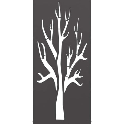 Rastrelliera per Legna da Ardere Nera 40x30x80 cm - homemem39