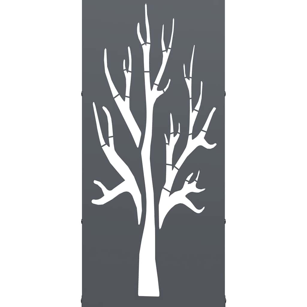 Rastrelliera per Legna da Ardere Antracite 40x30x80 cm - homemem39