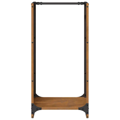Rastrelliera per Legna da Ardere 40x30x80 cm in Acciaio Corten - homemem39