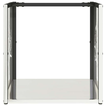 Rastrelliera per Legna da Ardere 40x40x40 cm in Acciaio Inox - homemem39