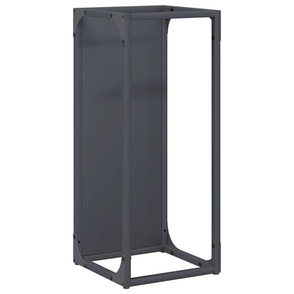 Rastrelliera per Legna da Ardere Antracite 25x25x60 cm - homemem39