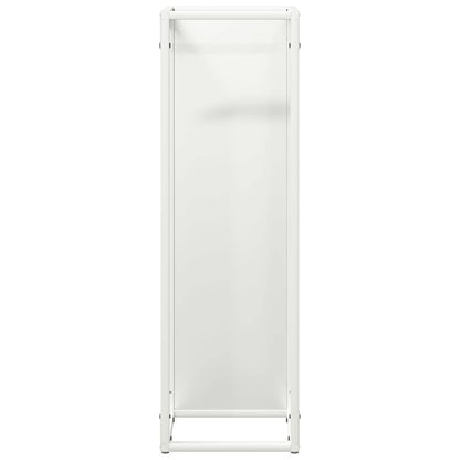 Rastrelliera per Legna da Ardere Bianca 25x25x80 cm - homemem39