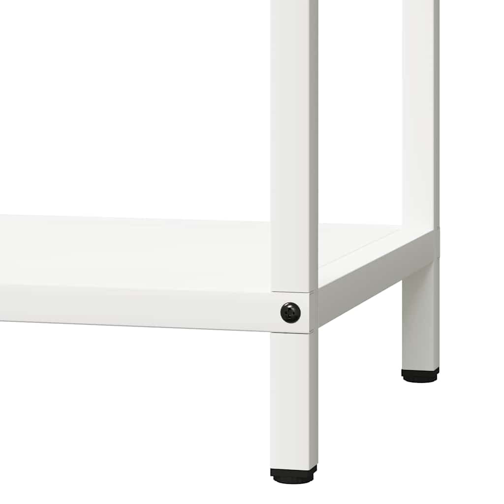 Rastrelliera per Legna da Ardere Bianca 40x25x60 cm - homemem39