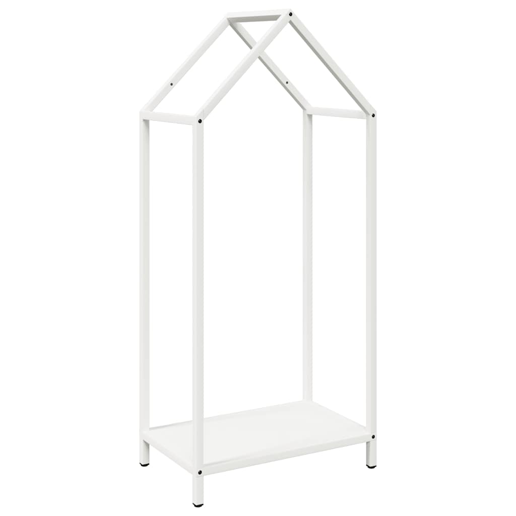 Rastrelliera per Legna da Ardere Bianca 40x25x90 cm - homemem39