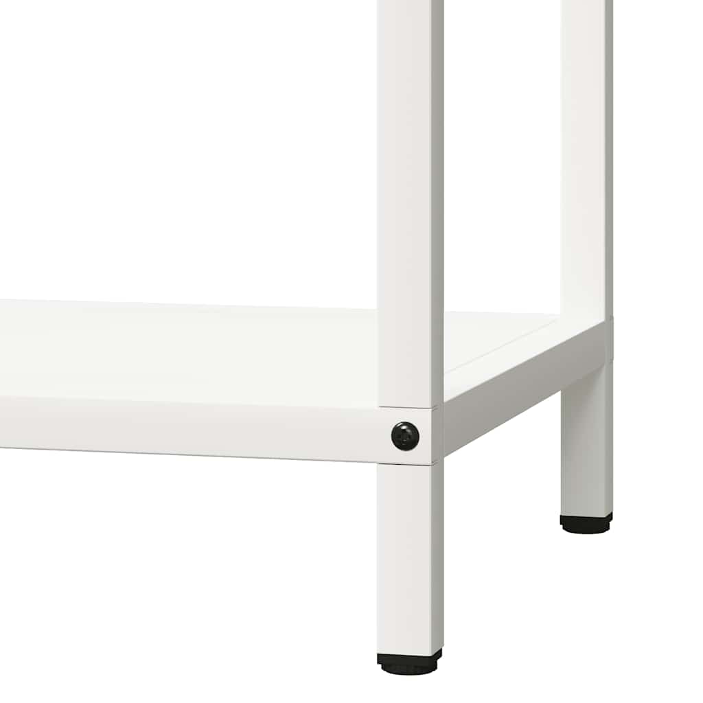 Rastrelliera per Legna da Ardere Bianca 40x25x90 cm - homemem39