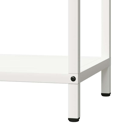 Rastrelliera per Legna da Ardere Bianca 40x25x90 cm - homemem39