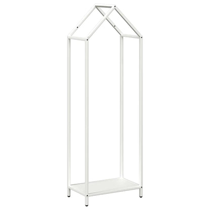 Rastrelliera per Legna da Ardere Bianca 40x25x120 cm - homemem39