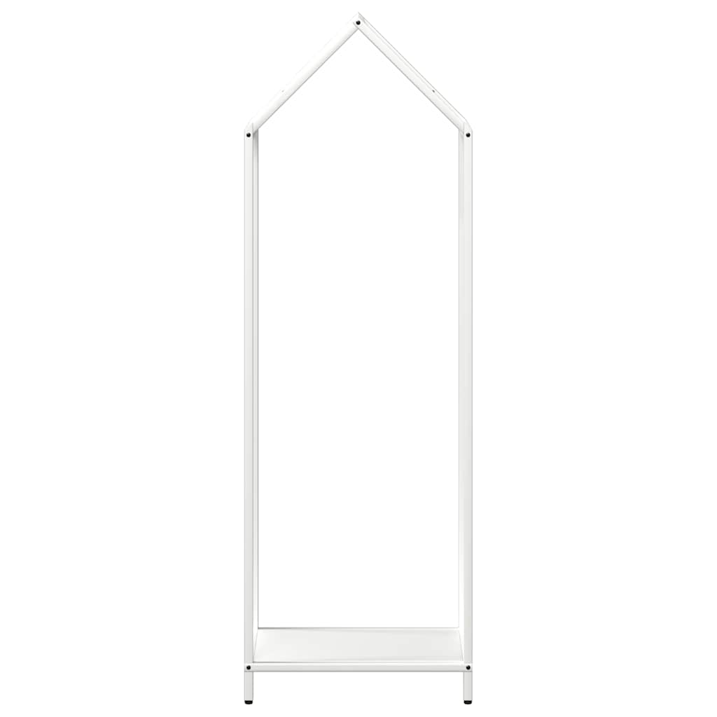 Rastrelliera per Legna da Ardere Bianca 40x25x120 cm - homemem39