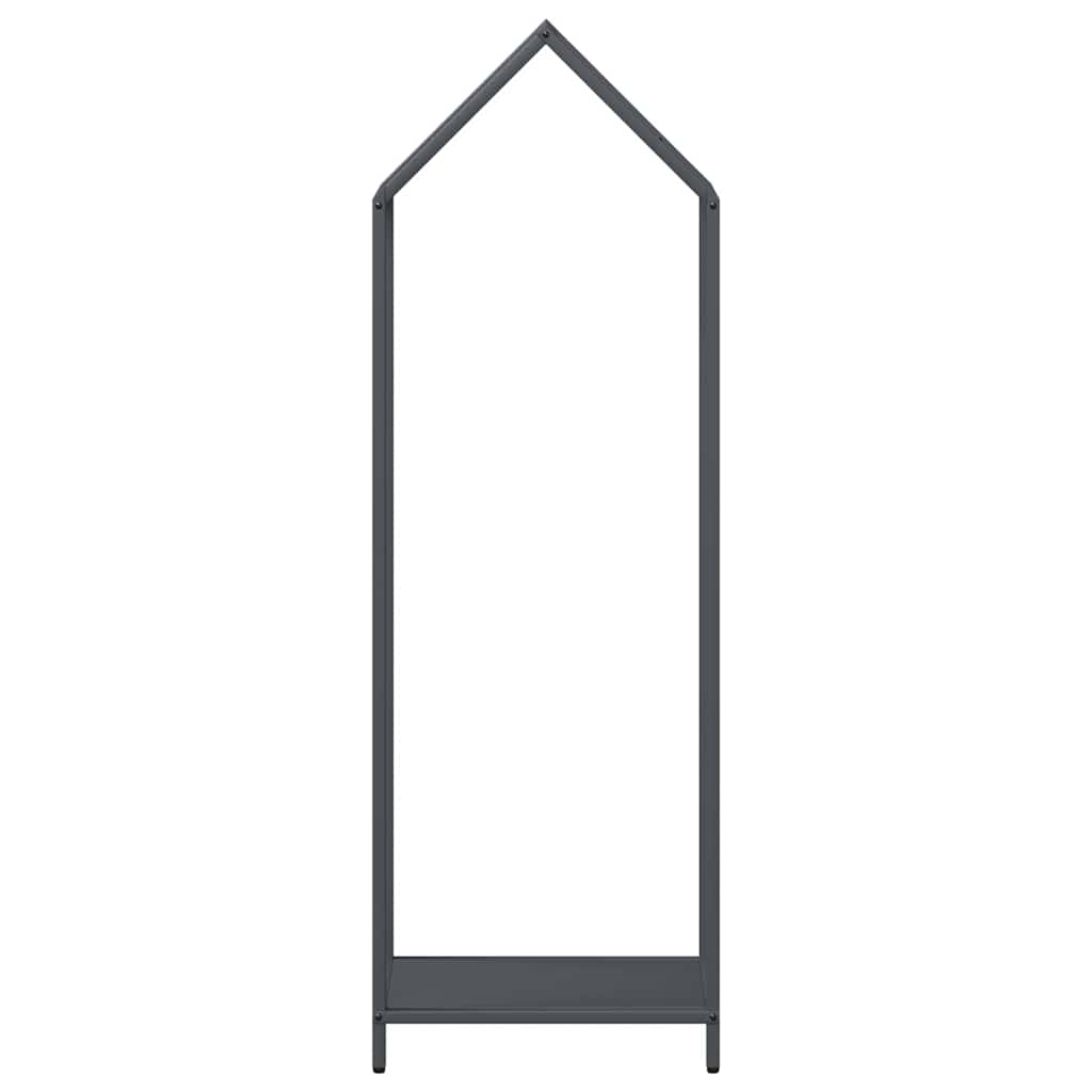 Rastrelliera per Legna da Ardere Antracite 40x25x120 cm - homemem39