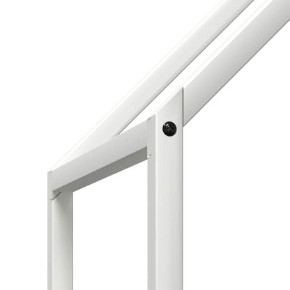 Rastrelliera per Legna da Ardere Bianca 60x25x90 cm - homemem39