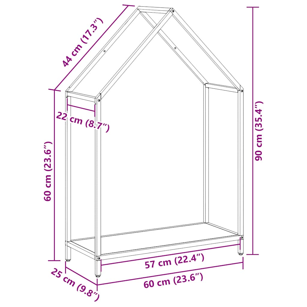 Rastrelliera per Legna da Ardere Verde Oliva 60x25x90 cm