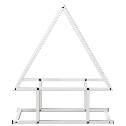 Rastrelliera per Legna da Ardere Bianca 50x25x60 cm - homemem39