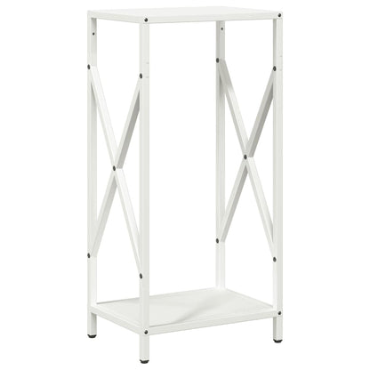 Rastrelliera per Legna da Ardere Bianca 34x25x70 cm - homemem39