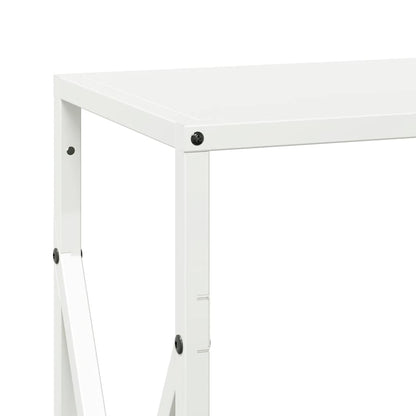 Rastrelliera per Legna da Ardere Bianca 34x25x70 cm - homemem39