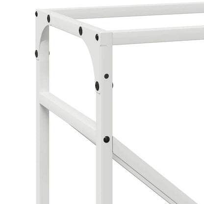Rastrelliera per Legna da Ardere Bianca 40x25x100 cm - homemem39