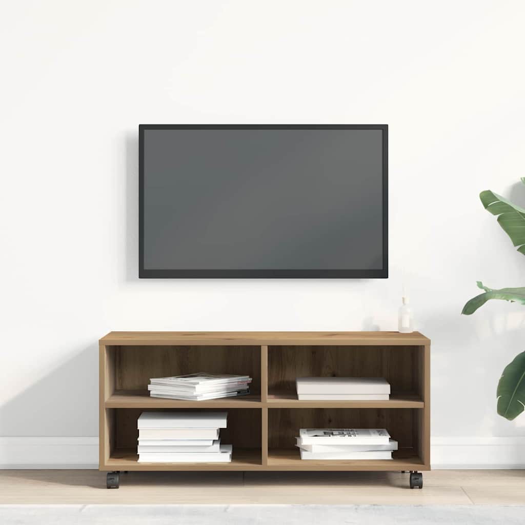 Mobile TV Marrone 90 x 35 x 40.5 cm Legno multistrato | homemem39