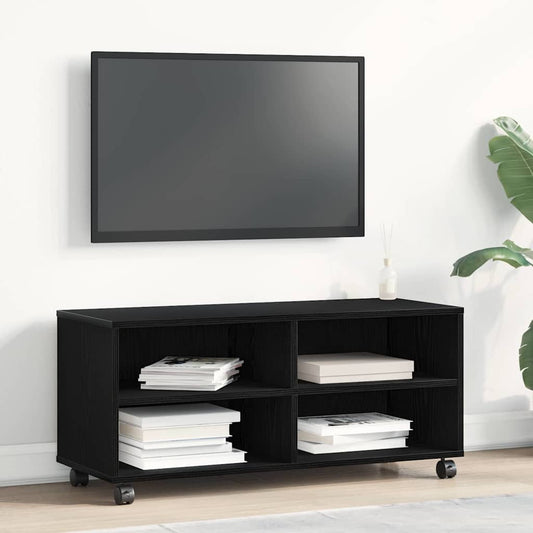 Mobile TV Nero 90 x 35 x 40.5 cm Legno multistrato