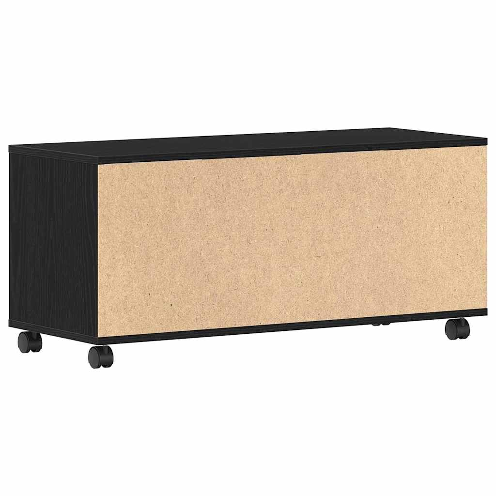 Mobile TV Nero 90 x 35 x 40.5 cm Legno multistrato | homemem39