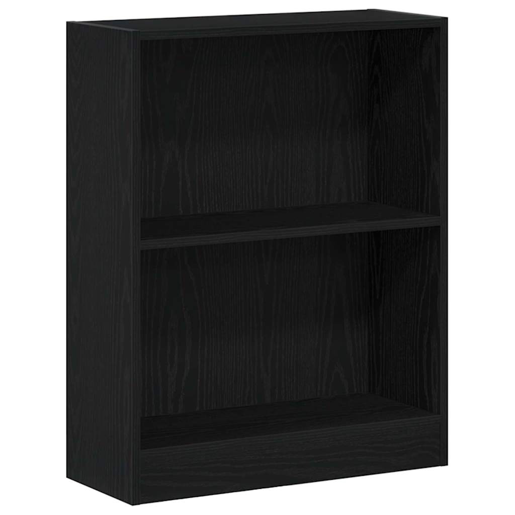 Armadio per Libri Nero 60 x 24 x 76 cm Legno multistrato