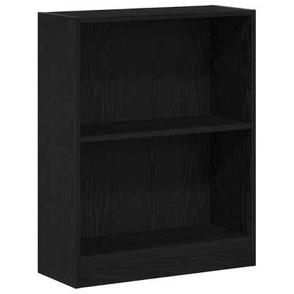 Armadio per Libri Nero 60 x 24 x 76 cm Legno multistrato