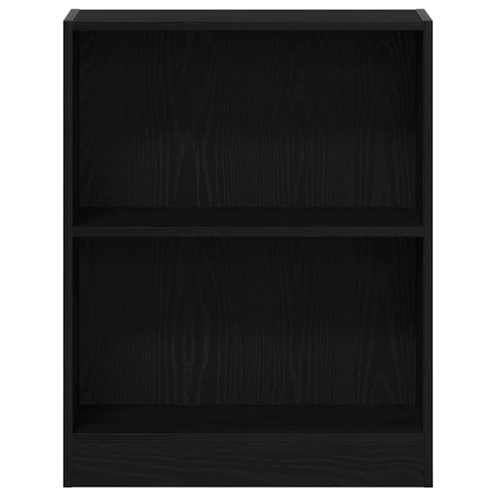 Armadio per Libri Nero 60 x 24 x 76 cm Legno multistrato