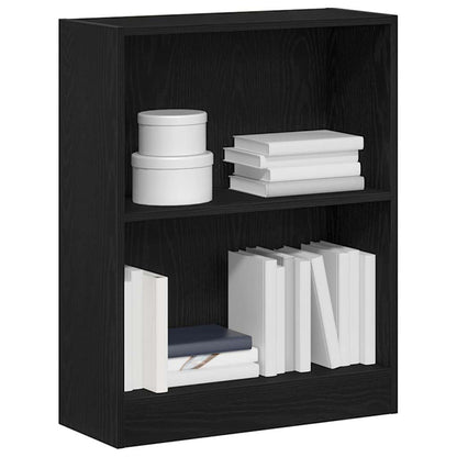 Armadio per Libri Nero 60 x 24 x 76 cm Legno multistrato