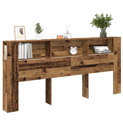 Testata del letto Legno vecchio 220 x 18,5 x 102,5 cm