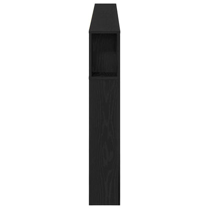 Testata del letto Rovere Nero 220 x 18,5 x 102,5 cm
