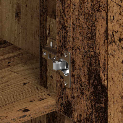 Armadietto a muro con lo scaffale Legno vecchio 80 x 33 x 80 cm