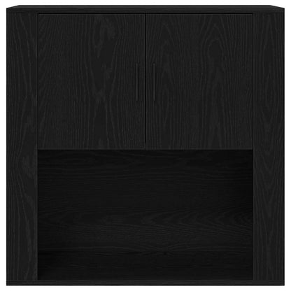 Armadietto a muro Rovere nero 80 x 33 x 80 cm Legno multistrato