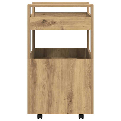 Carrello da Cucina rovere artigianale 60 x 45 x 80 cm