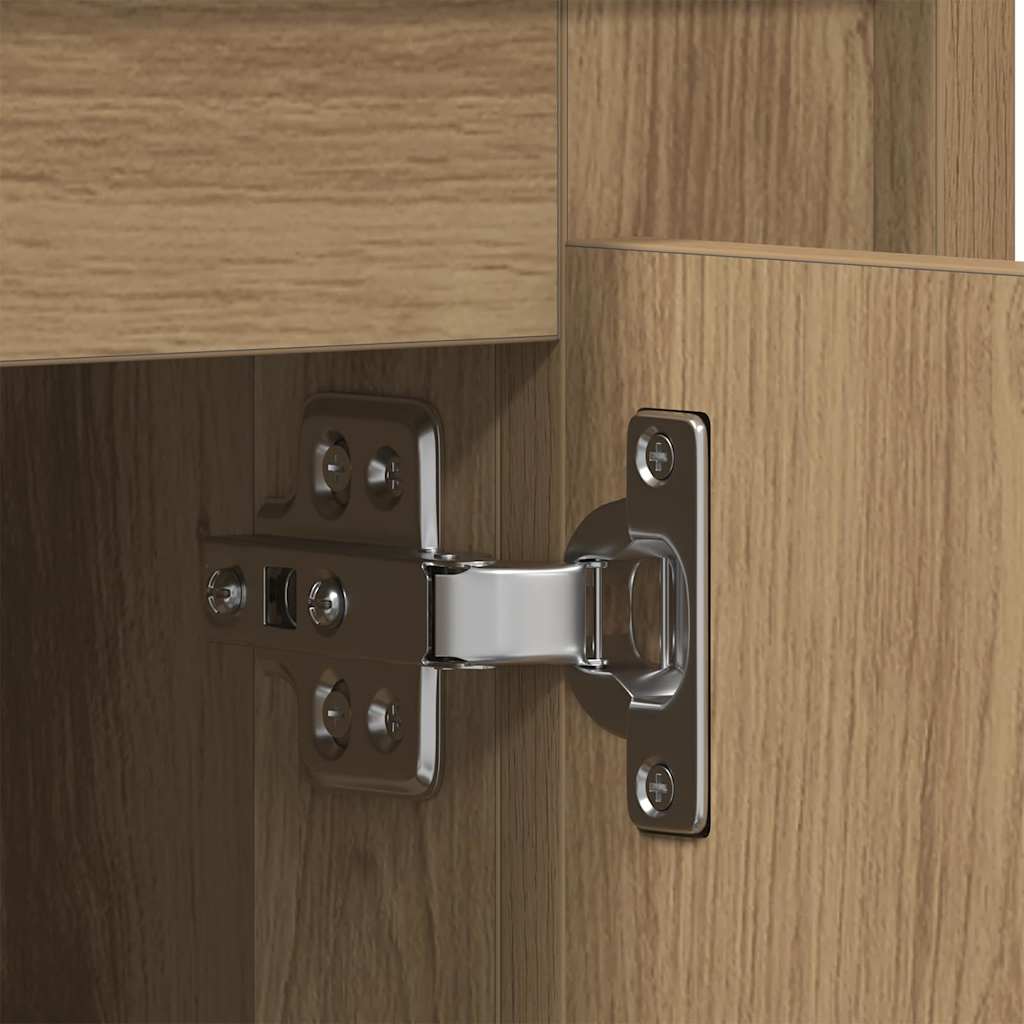 Mobile TV rovere artigianale 80 x 35 x 45 cm Legno multistrato