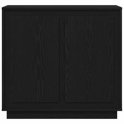 Buffet moderno Rovere nero 80 x 34 x 75 cm Legno multistrato