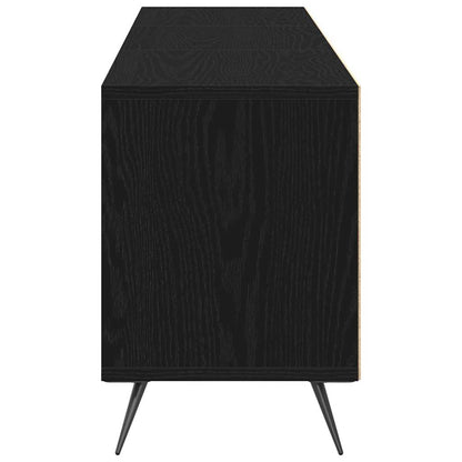 Mobile TV Rovere nero 150 x 30 x 44.5 cm Legno multistrato