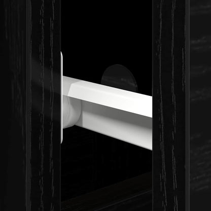 Credenza Rovere nero 101.5 x 35 x 70 cm Legno multistrato