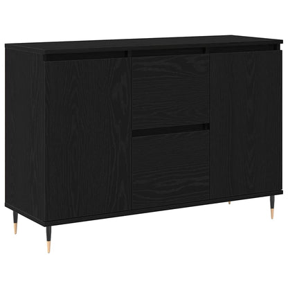 Credenza Rovere nero 101.5 x 35 x 70 cm Legno multistrato