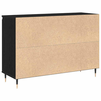 Credenza Rovere nero 101.5 x 35 x 70 cm Legno multistrato