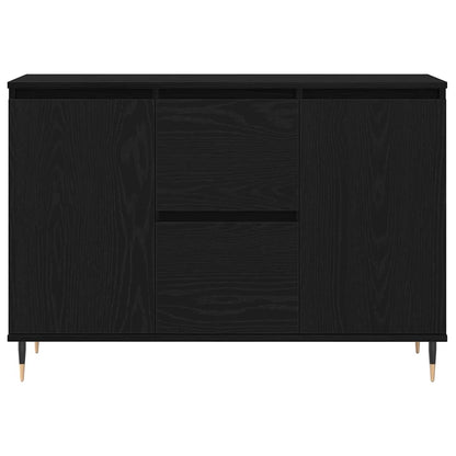 Credenza Rovere nero 101.5 x 35 x 70 cm Legno multistrato
