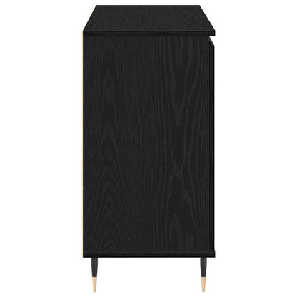 Credenza Rovere nero 101.5 x 35 x 70 cm Legno multistrato
