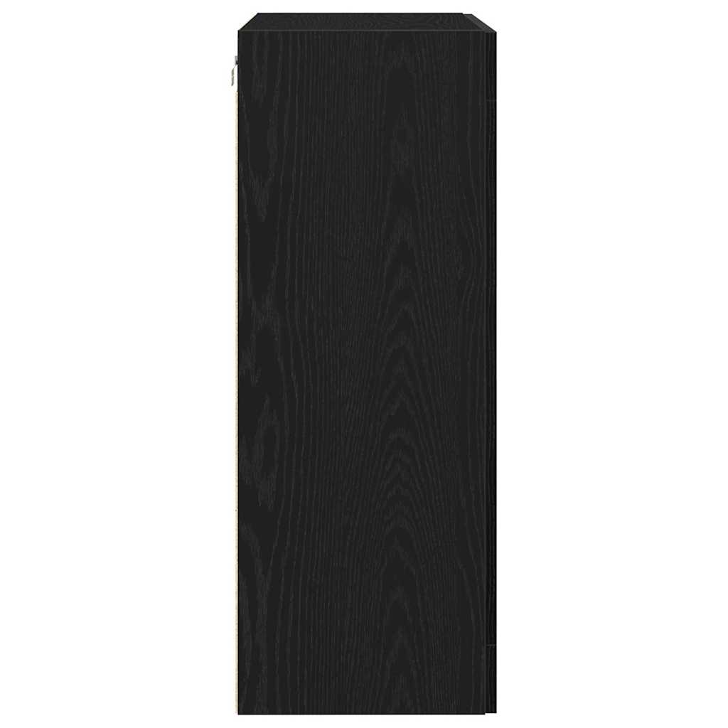 Mobile a muro Rovere nero 69.5 x 34 x 90 cm Legno multistrato