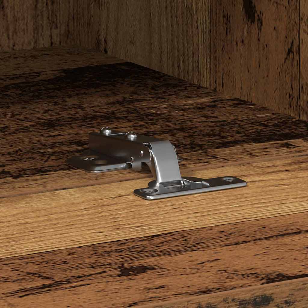 Mobile TV da parete 2 pcs Legno vecchio 100x30x30cm