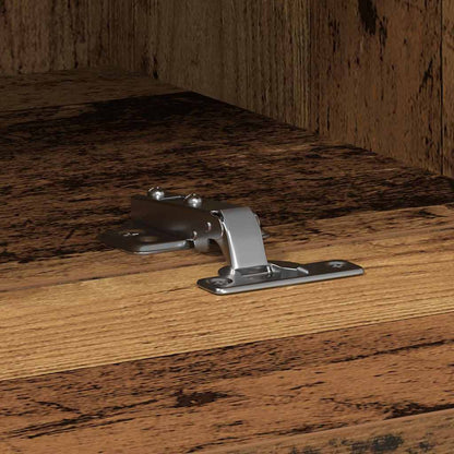 Mobile TV da parete 2 pcs Legno vecchio 100x30x30cm